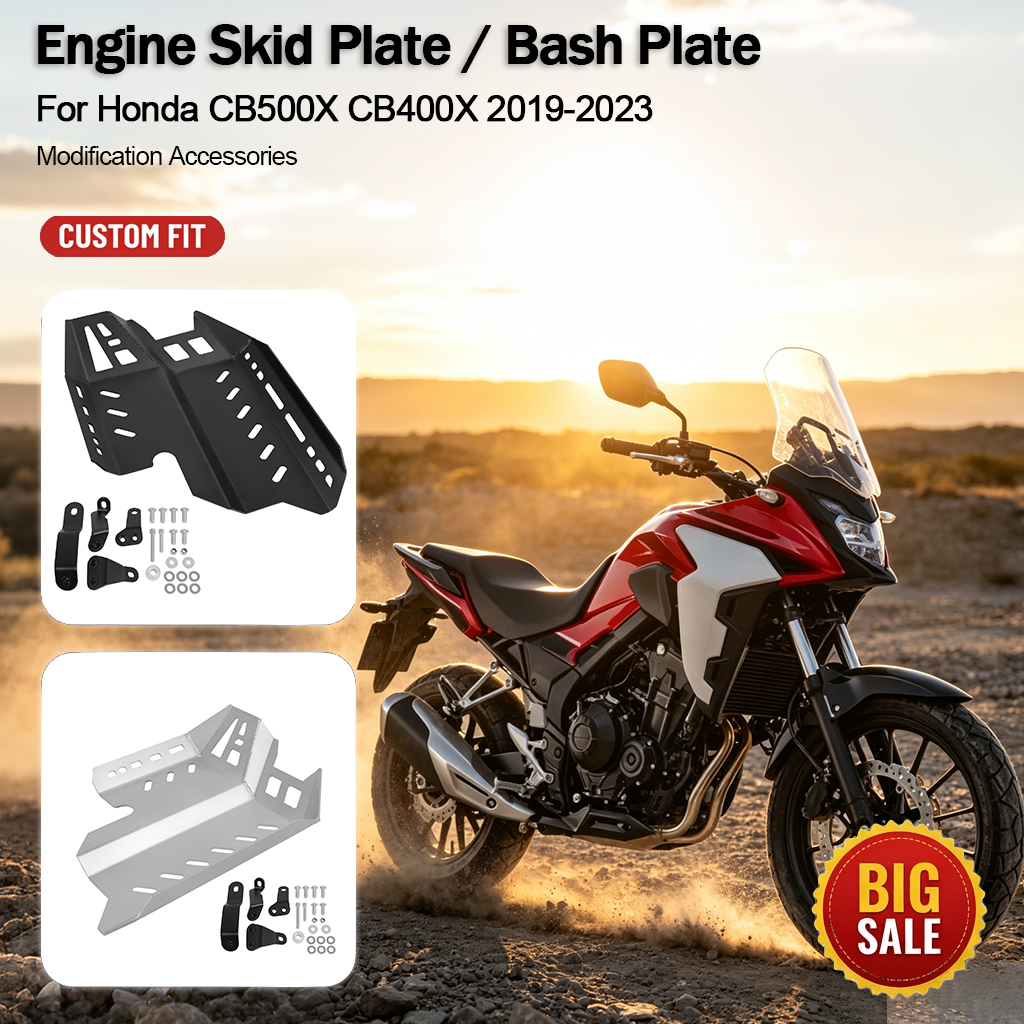 Motorcycle Engine Parts - Plaque de protection de moteur modifiée