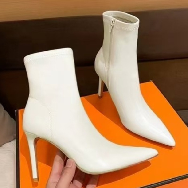 Motorcycle Cylinder - Bottes simples à talons fins et